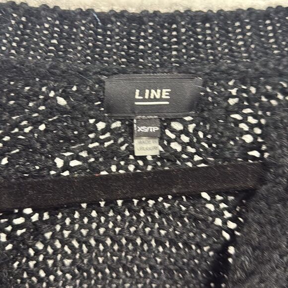 LINE Black Cable Knit Sweater - Fringed - Size XS - BRAND NEW Sweater - Picture 4 of 5